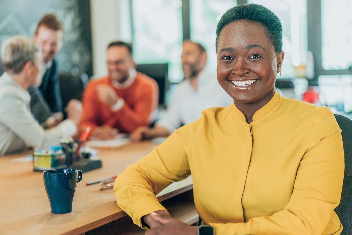 African ethnicity businesswoman