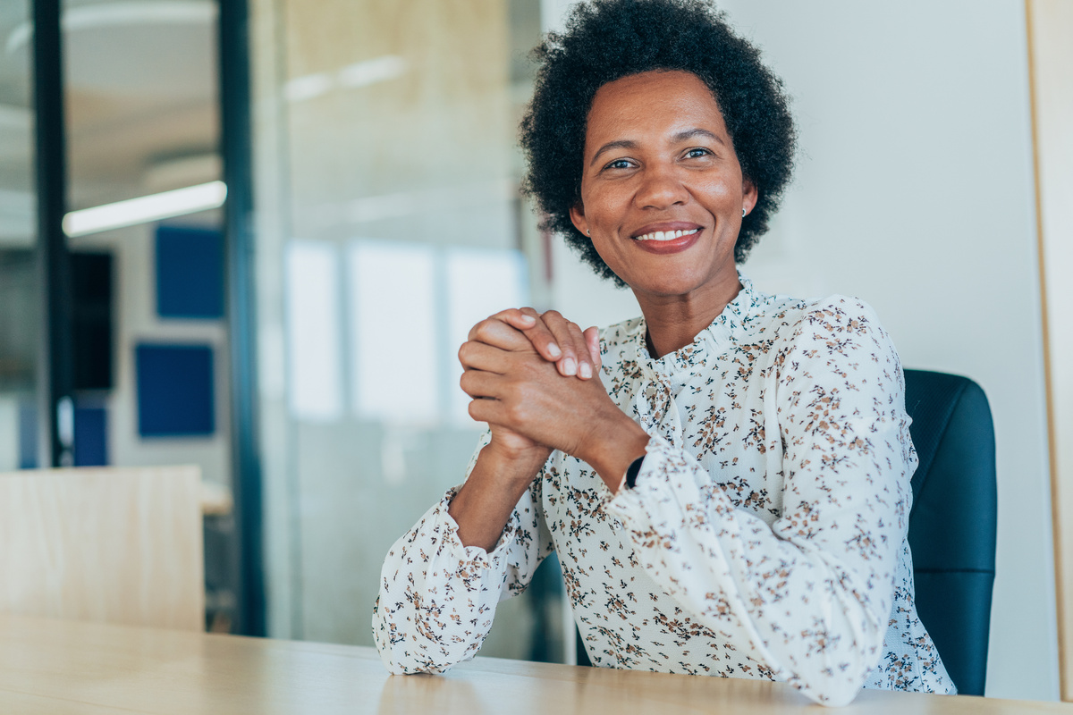 African ethnicity businesswoman